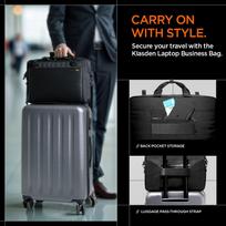 laptopo krepsiai - Spigen KD300 Laptop Bag - Black - 7 nuotrauka