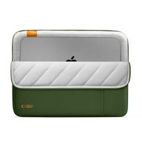 kompiuterio krepsys 13 tech - Tech-Protect Defender Laptop Bag 13-14 - Green - 10 nuotrauka