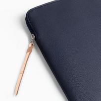 krepsys nesiojamam kompiuteriui 16 - Tech-Protect Fleece Laptop Bag 15-16 - Navy Blue - 9 nuotrauka