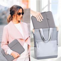 nesiojamo kompiuterio 14 deklas - Tech-Protect Sleeve Laptop Bag 13-14 - Gray - 3 nuotrauka