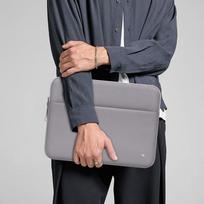 nesiojamo kompiuterio 14 deklas - Tech-Protect Sleeve Laptop Bag 13-14 - Gray - 5 nuotrauka