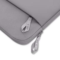 nesiojamo kompiuterio 14 deklas - Tech-Protect Sleeve Laptop Bag 13-14 - Gray - 13 nuotrauka