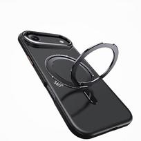 apple air deklas - Tech-Protect MagRing MagSafe dėklas Apple iPhone 17 Air - Juodas (Black) - 3 nuotrauka