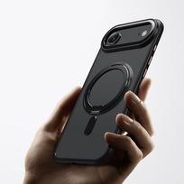 apple air deklas - Tech-Protect MagRing MagSafe dėklas Apple iPhone 17 Air - Juodas (Black) - 5 nuotrauka