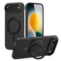 apple air deklas - Tech-Protect MagRing MagSafe dėklas Apple iPhone 17 Air - Juodas (Black) - 6 nuotrauka