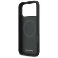 iphone case leather - Mercedes Leather Large Laurel Leave MagSafe dėklas skirtas Apple iPhone 17 Pro Max juodos spalvos - 3 nuotrauka