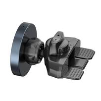 anga - Tech-Protect MM15W-V5 magnetinis MagSafe CD ir ventiliacijos angos automobilinis laikiklis su belaidžiu įkrovimu 15W Juodas (Black) - 4 nuotrauka