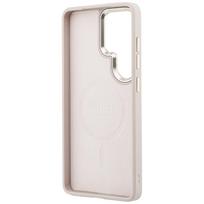 guess pu leather 4g - Guess PU Leather 4G Gold Frame Magnetic dėklas skirtas Samsung Galaxy S26 Ultra rožinės spalvos - 3 nuotrauka