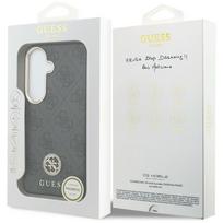 samsung frame - Guess PU Leather 4G Strass Logo Gold Frame Magnetic dėklas skirtas Samsung Galaxy S26 juodos spalvos - 2 nuotrauka