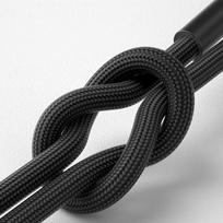 usb c kabelis - 3mk Hyper Cable N-SERIES USB-C to Micro USB 1m QC 3.0 5V/2A 10W Juodas (Black) - 3 nuotrauka