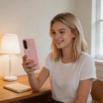 samsung a37 - Tech-Protect Magmat MagSafe dėklas Samsung Galaxy A36 / A56 / A37 5G Matinė Rožinė (Matte Pink) - 3 nuotrauka