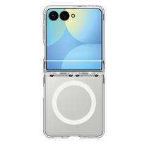 flip8 - Spigen Ultra Hybrid Pro MagSafe dėklas, skirtas Samsung Galaxy Z Flip 8 – Skaidrus/Baltas (Clear/White) - 2 nuotrauka