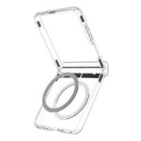 flip8 - Spigen Ultra Hybrid Pro MagSafe dėklas, skirtas Samsung Galaxy Z Flip 8 – Skaidrus/Baltas (Clear/White) - 4 nuotrauka