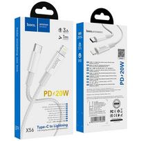 usb c pakrovejas - USB kabelis Hoco X56 PD Type-C į Lightning 1.0m baltas - 2 nuotrauka