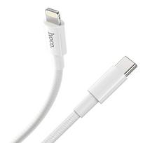 usb c pakrovejas - USB kabelis Hoco X56 PD Type-C į Lightning 1.0m baltas - 8 nuotrauka
