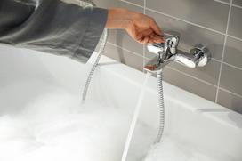 rebrant - Vonios maišytuvas Hansgrohe Rebris E, chromo - 2 nuotrauka