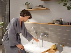 rebrant - Vonios maišytuvas Hansgrohe Rebris E, chromo - 3 nuotrauka