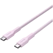 usb c laidas 60w - CANYON cable OnWire 60CL C-C 60W COLOR Braided 1m Pink | CND-CCAP60AB10PK - 4 nuotrauka
