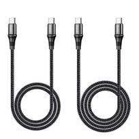 pakrovejas usb c 100w - USB kabelis Hoco X50 Exquisito iš Type-C į Type-C 100W 1.0m juodas - 5 nuotrauka