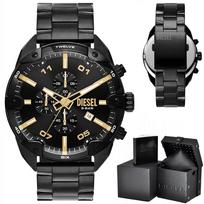 diesel laikrodis - Diesel Spiked Chronograph DZ4644 Juodas (Black) - 2 nuotrauka