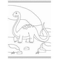 dinozaurai knyga - Dinozaurai: didžioji spalvinimo knyga - 4 nuotrauka