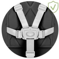 reguliuojamas maitinimo - Nukido maitinimo kėdutė Elite 3-in-1 Juoda (Black) - 2 nuotrauka