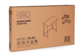 rasomasis stalas 80 - Sulankstomas rašomasis stalas ModernHome Loft Style, 80 cm x 45 cm, 76 cm, riešuto sp. - 3 nuotrauka