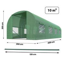 plevelinis siltnamai - Šiltnamis 2,5 x 4 m (10 m2) Plonos - 3 nuotrauka