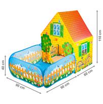 tentai baseinai - Vaikiška palapinė iPlay Farm Tent, 150 cm x 90 cm - 2 nuotrauka