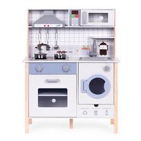 medine vaikiska virtuve - Vaikiška medinė virtuvėlė EcoToys PLK563W, balta (White) - 6 nuotrauka