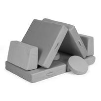 sofa senukai - ECOTOYS modulinė sofa vaikams DIY, pilka (Gray) - 3 nuotrauka