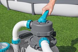baseino filtras - Bestway® Flowclear™ smėlio filtravimo sriublys baseinams 5678L/1500gal - 6 nuotrauka