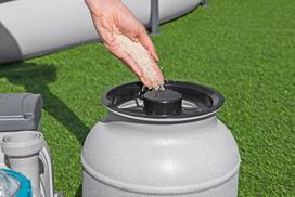 baseino filtras - Bestway® Flowclear™ smėlio filtravimo sriublys baseinams 5678L/1500gal - 8 nuotrauka