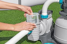 baseino filtras - Bestway® Flowclear™ smėlio filtravimo sriublys baseinams 5678L/1500gal - 9 nuotrauka