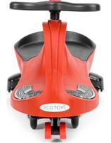 paspirtuko ratukai - Paspiriamas paspirtukas EcoToys Wiggle Car, raudonas (Red) - 6 nuotrauka