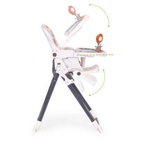 maitinimo kedutes - Maitinimo kėdutė EcoToys, balta/žalia/oranžinė (White/Green/Orange) - 2 nuotrauka
