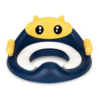 tualeto laiptelis - ECOTOYS vaikiška tualeto kėdutė su laipteliais ir platforma, mėlyna (Blue)/geltona (Yellow) - 2 nuotrauka