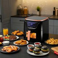 karsto oro gruzdintuve 5 l - Berdsen BD-652 Juoda (Black) - 6 nuotrauka