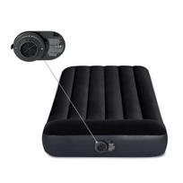 pripuciama lova - Intex 64146ND Pripučiamas čiužinys miegui 191 x 99 x 25 cm, Juodas (Black) - 5 nuotrauka