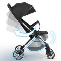 sulankstomas vezimelis - Global Paseo Nukido sportinis vežimėlis, Juodas (Black) - 3 nuotrauka