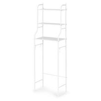 spinteles virs tualeto - Lentyna virš tualeto ModernHome, balta, 25.5 cm x 46.5 cm x 125 cm - 3 nuotrauka