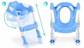 vaikiskas tualetas - Ricokids Tualeto sėdynė su laipteliu 729100, mėlynas (Blue) - 3 nuotrauka