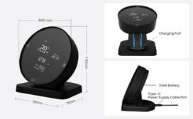temperature sensor wifi tuya - Avatto WHS20S Išmanusis temperatūros ir drėgmės matavimo stotelė su IR bangų valdikliu kondicionieriui, Wi-Fi Tuya - 5 nuotrauka