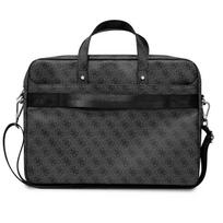 laptopo krepsiai - Guess Saffiano 4G Triangle Logo bag for a 16'' laptop - black - 2 nuotrauka