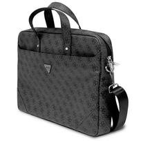 laptopo krepsiai - Guess Saffiano 4G Triangle Logo bag for a 16'' laptop - black - 3 nuotrauka