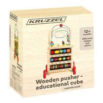 stumdukas - Kruzzel Medinis stūmikas - Mokomasis kubas 22606 - 13 nuotrauka