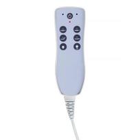 kosmetinis staliukas su led apsvietimu - Elektrinis masažo stalas su apšvietimu AZZURRO SPA SHINY WHITE - 5 nuotrauka