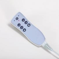 kosmetinis staliukas su led apsvietimu - Elektrinis masažo stalas su apšvietimu AZZURRO SPA SHINY WHITE - 7 nuotrauka