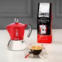 moka pot bialetti - Bialetti Moka Induction 4 Cups (Red) - 2 nuotrauka