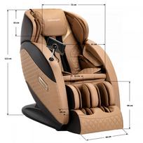 masazine kede - Masažinis krėslas Activeshop Sakura Standard 801, rudas (Brown) - 2 nuotrauka